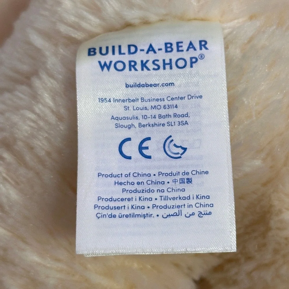 Build-A-Bear Workshop Lil Cub Pudding Cream Teddy Bear Plush 2019 1071792 - Picture 5 of 8